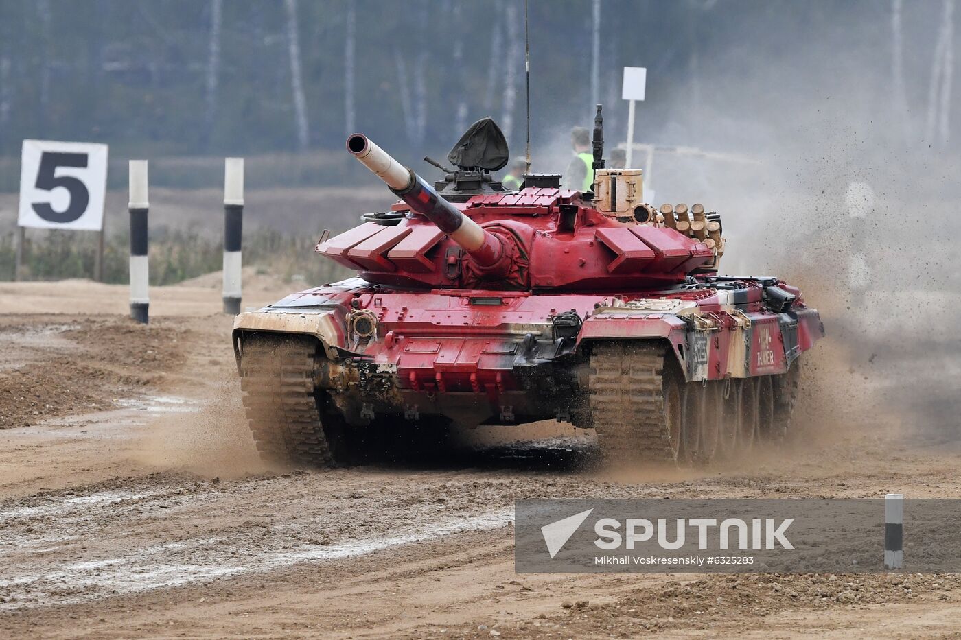 Russia Army Games Tank Biathlon