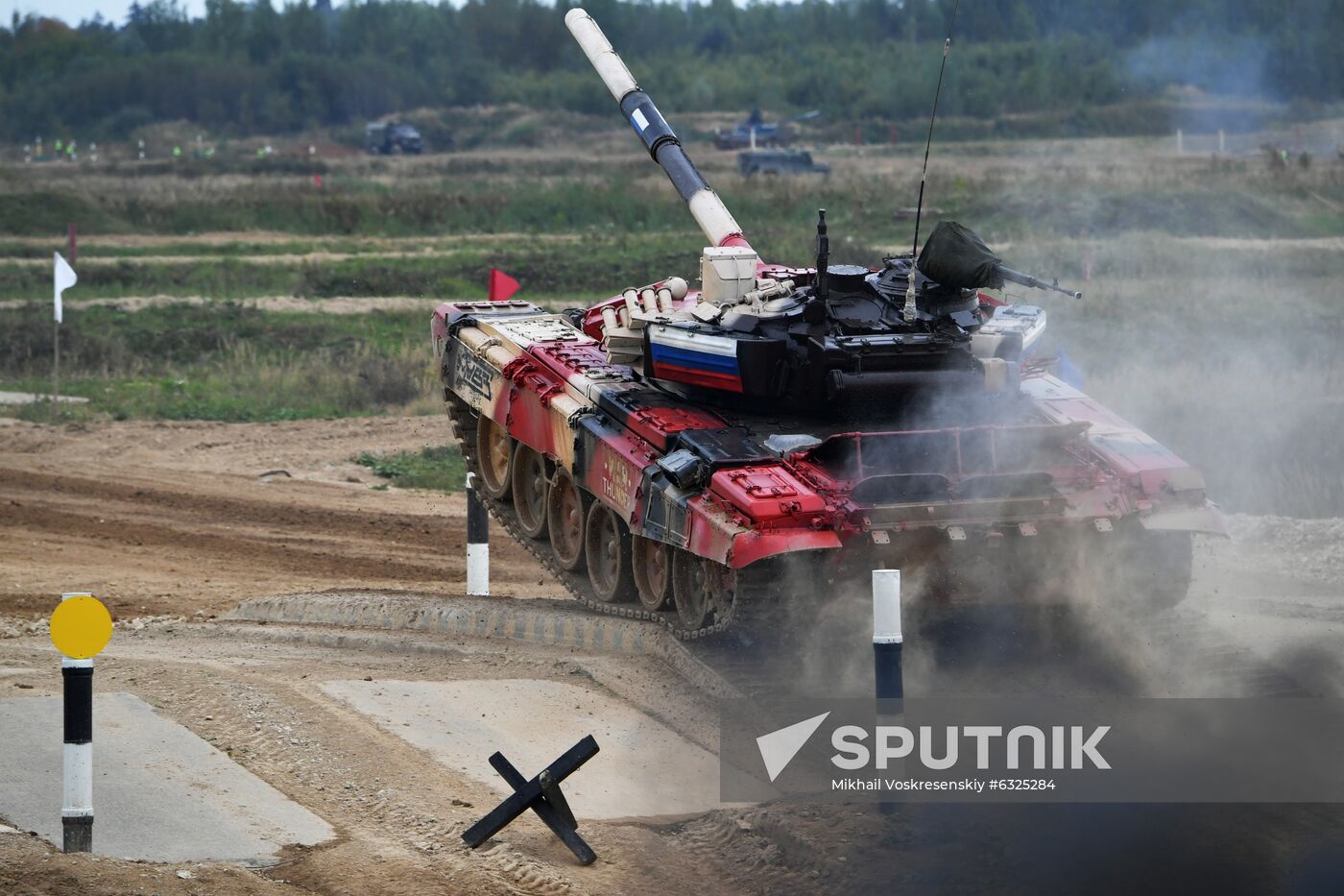 Russia Army Games Tank Biathlon