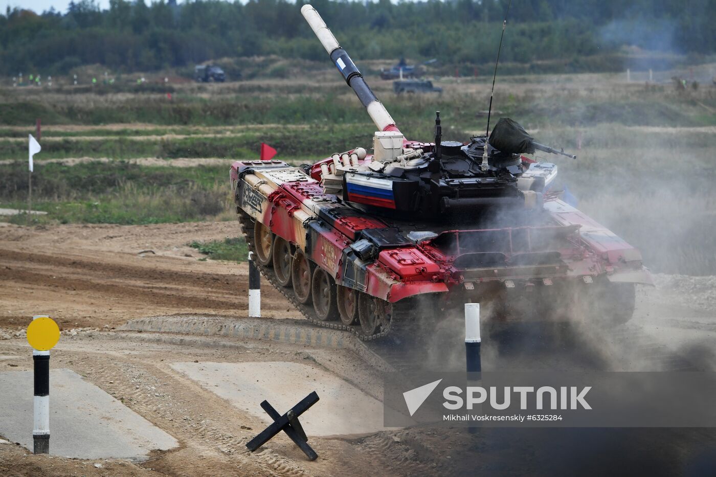 Russia Army Games Tank Biathlon