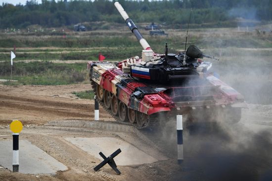 Russia Army Games Tank Biathlon