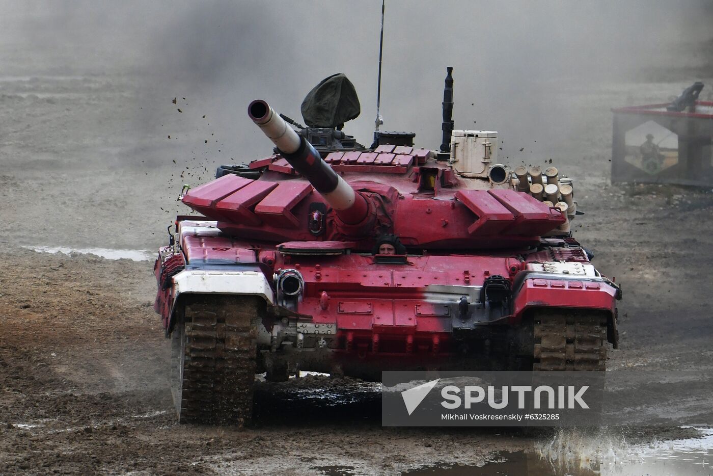Russia Army Games Tank Biathlon
