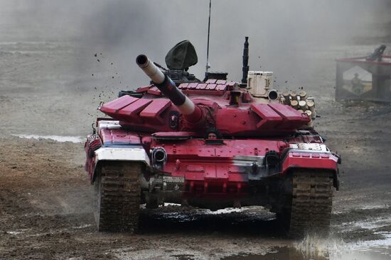 Russia Army Games Tank Biathlon