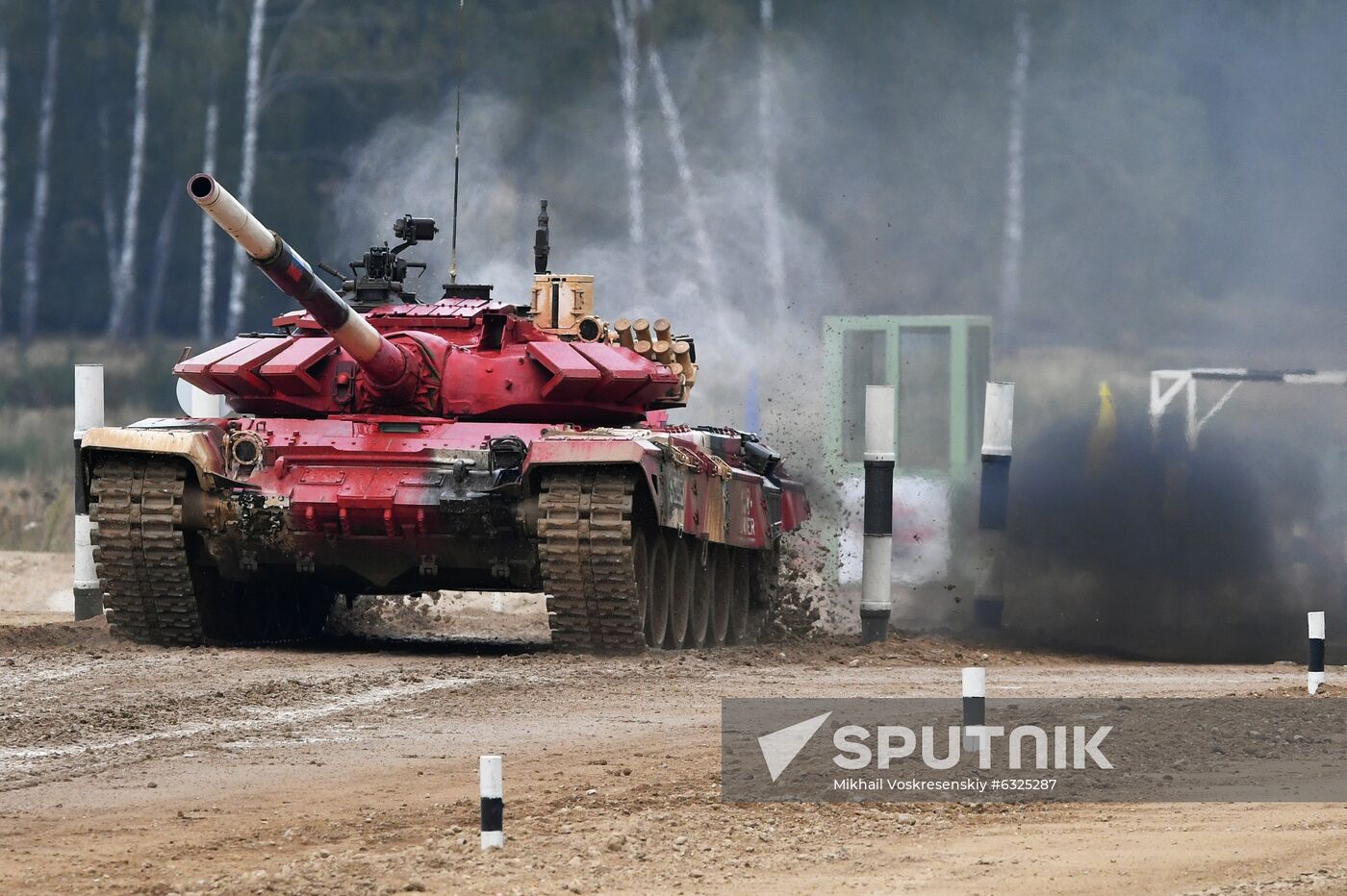 Russia Army Games Tank Biathlon