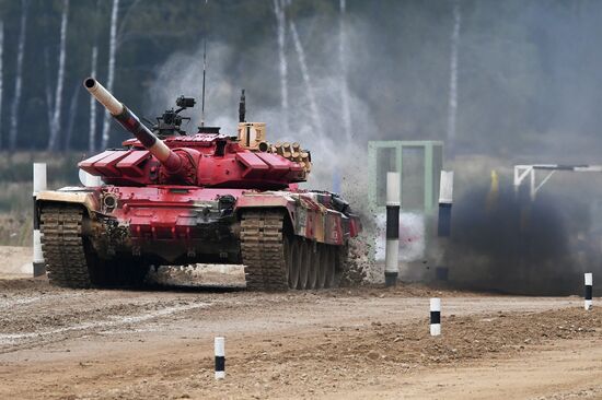 Russia Army Games Tank Biathlon