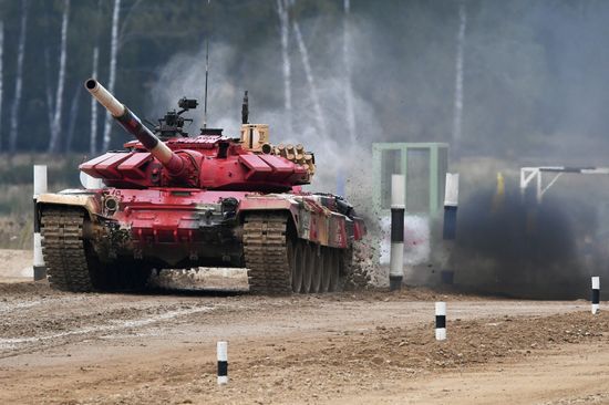 Russia Army Games Tank Biathlon
