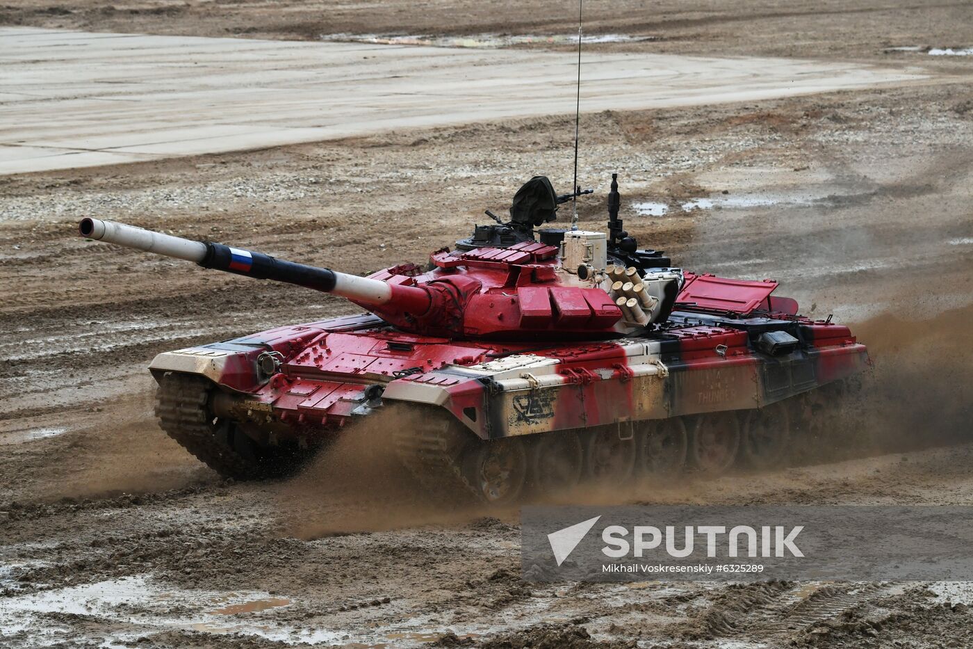 Russia Army Games Tank Biathlon