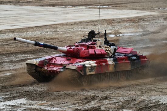 Russia Army Games Tank Biathlon