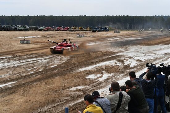 Russia Army Games Tank Biathlon