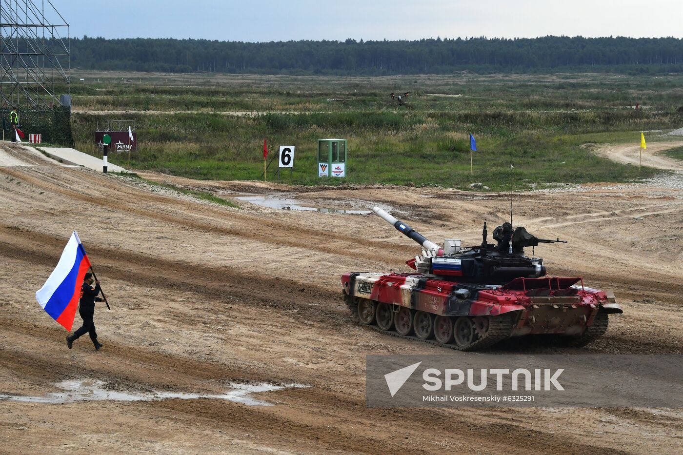 Russia Army Games Tank Biathlon