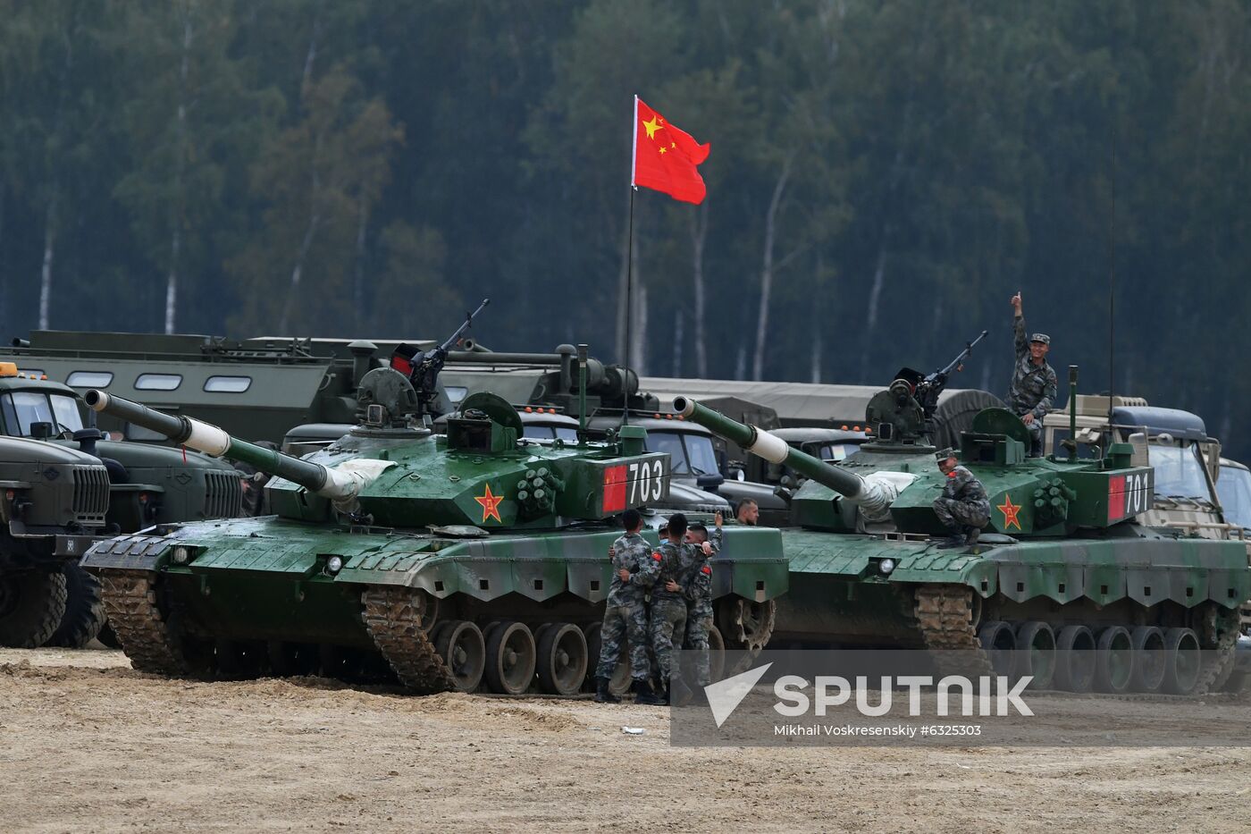 Russia Army Games Tank Biathlon