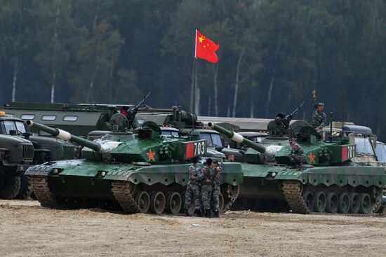Russia Army Games Tank Biathlon