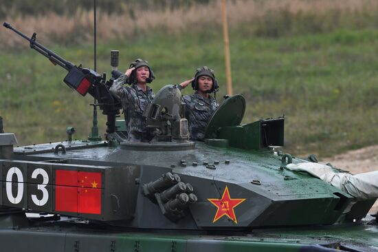 Russia Army Games Tank Biathlon