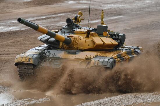 Russia Army Games Tank Biathlon