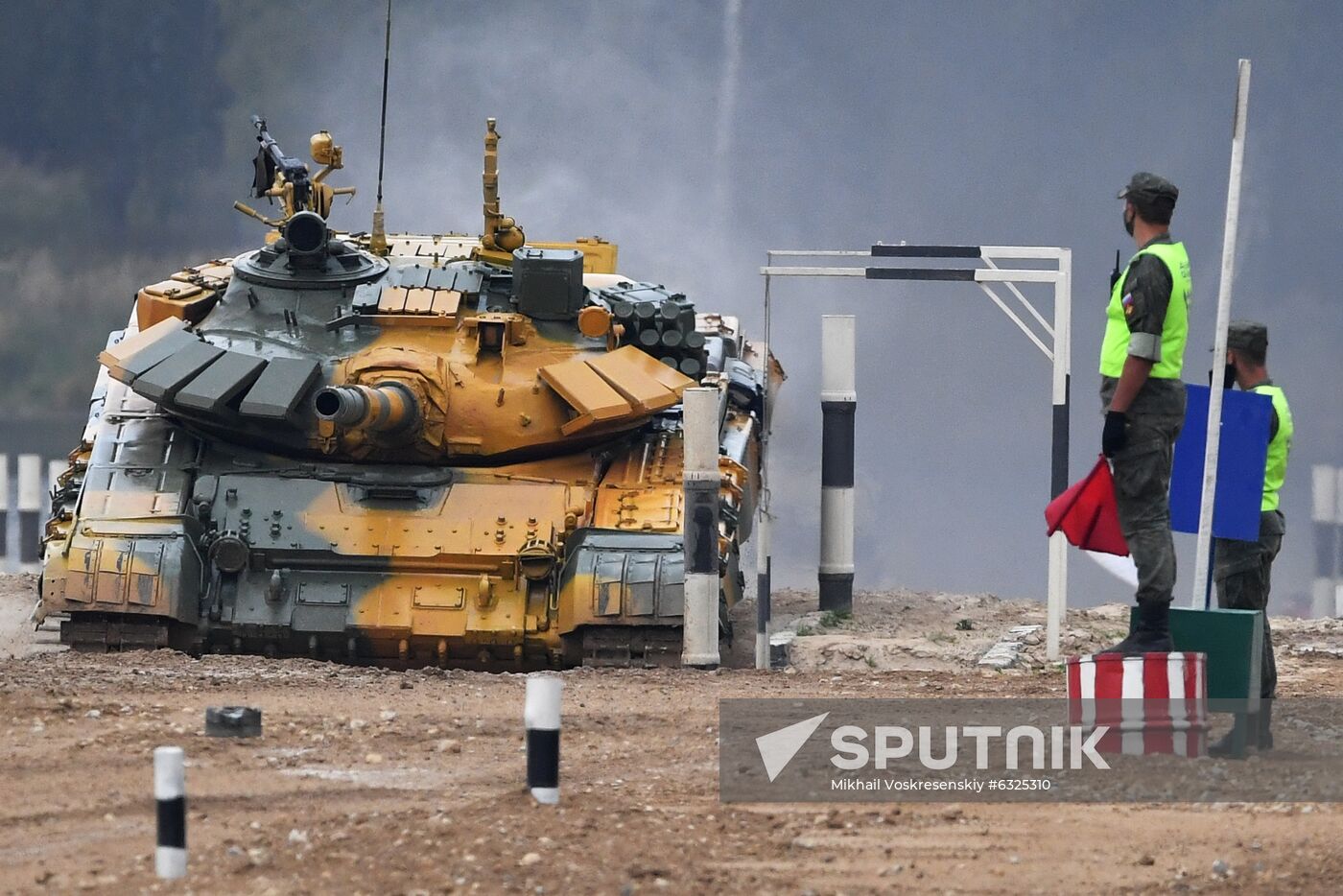 Russia Army Games Tank Biathlon