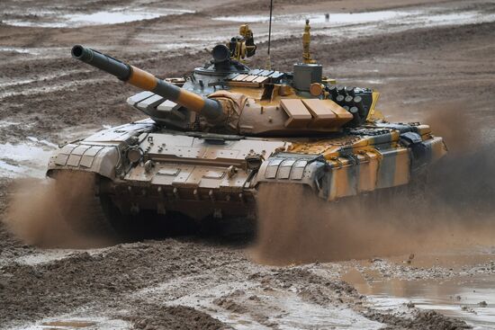 Russia Army Games Tank Biathlon