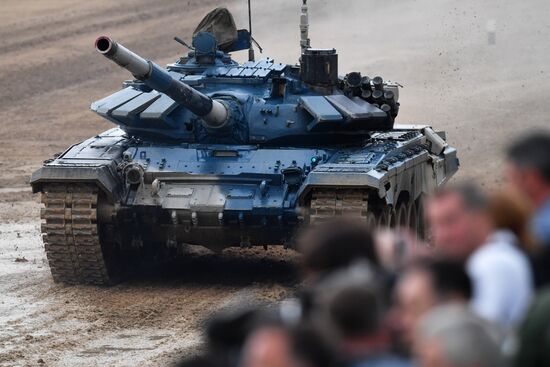 Russia Army Games Tank Biathlon
