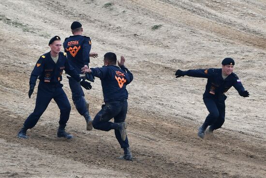 Russia Army Games Tank Biathlon
