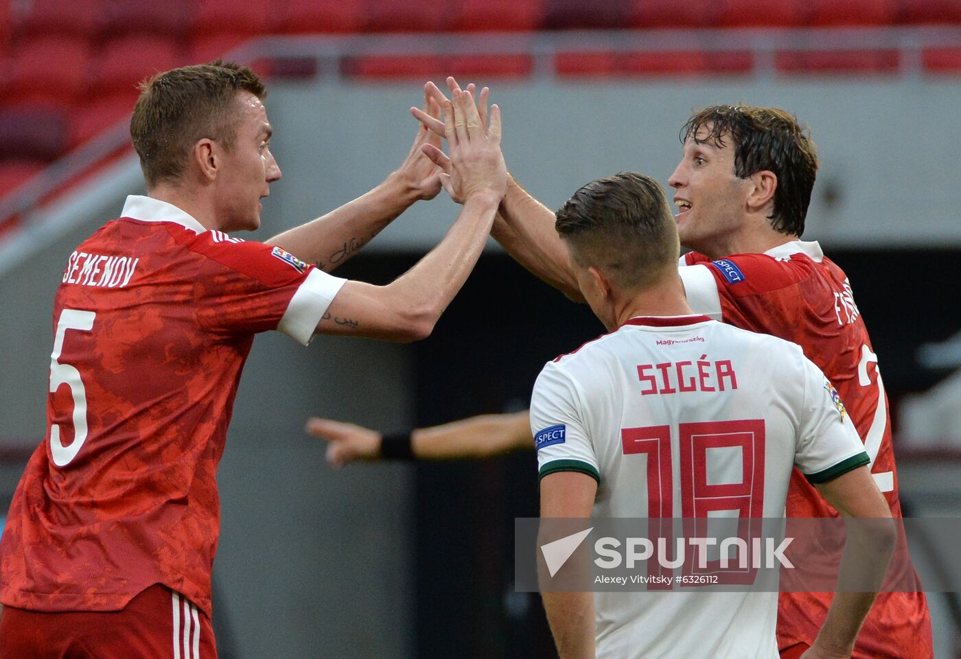 Russia Soccer Nations League Russia-Hungary