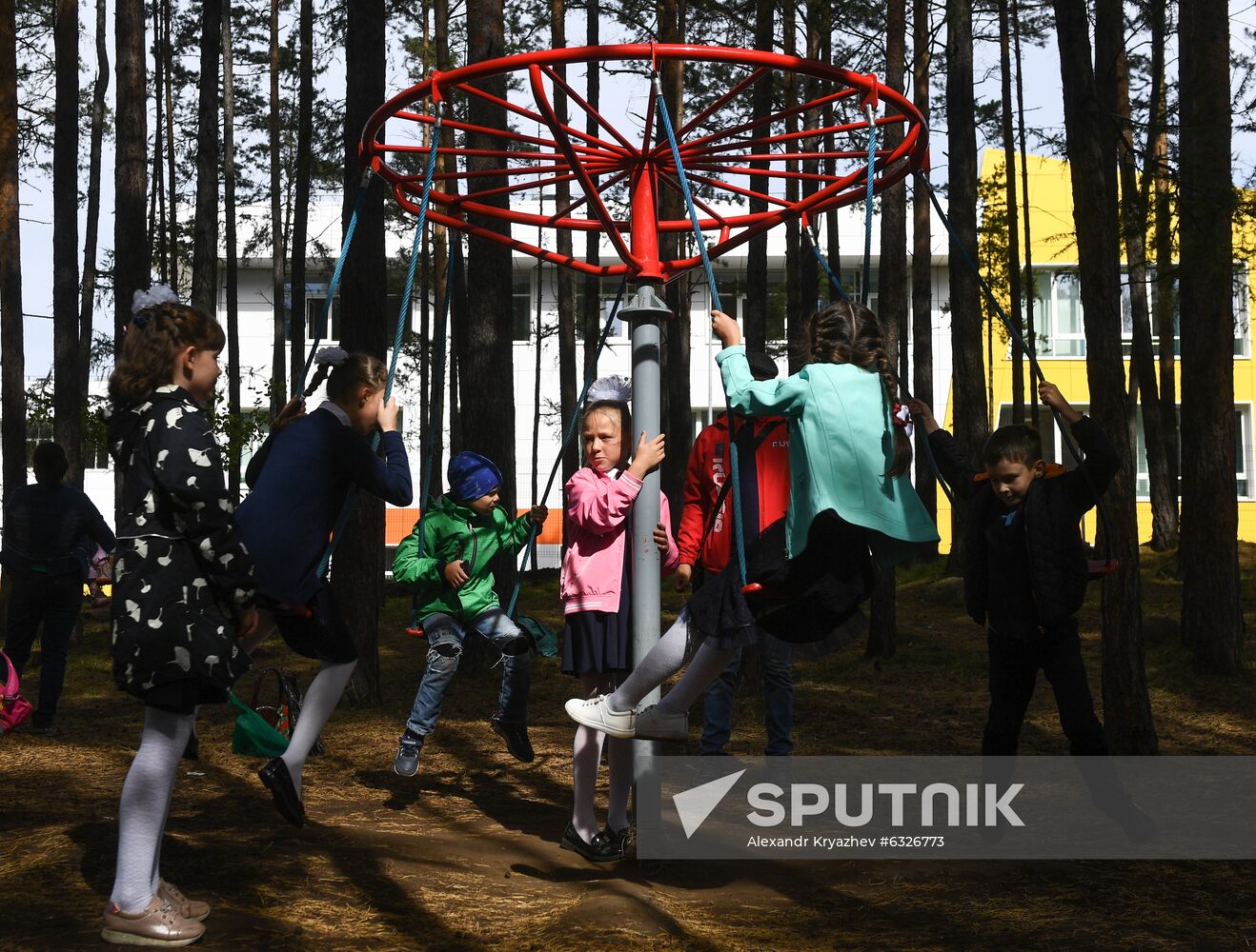 Russia Siberia Floods Restoring