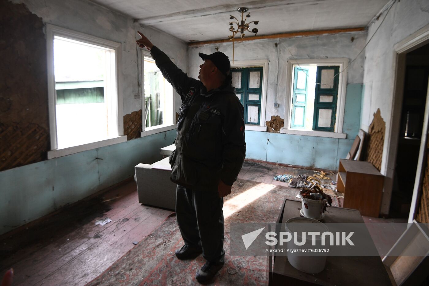 Russia Siberia Floods Restoring