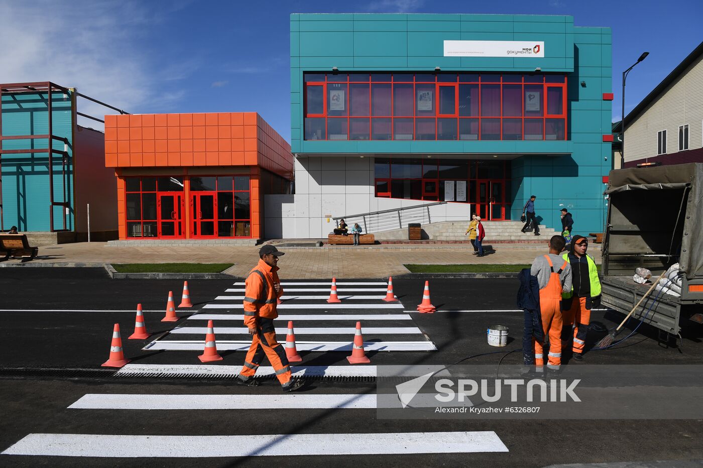 Russia Siberia Floods Restoring