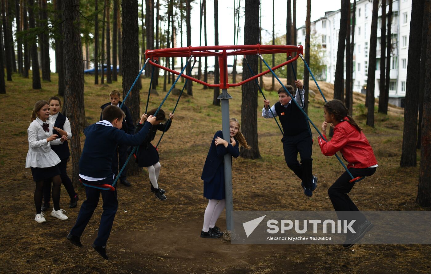 Russia Siberia Floods Restoring