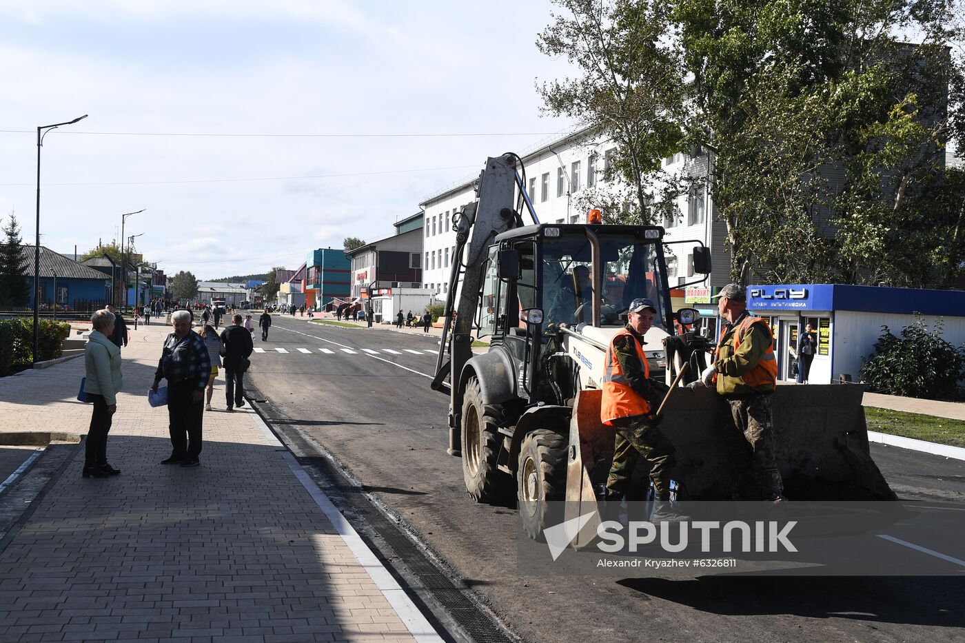 Russia Siberia Floods Restoring