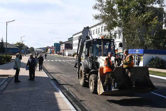 Russia Siberia Floods Restoring