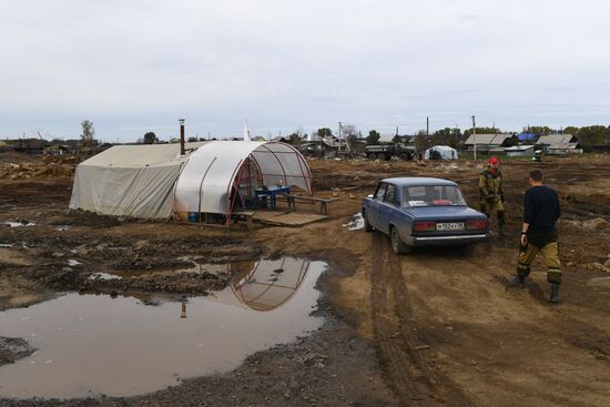 Russia Siberia Floods Restoring