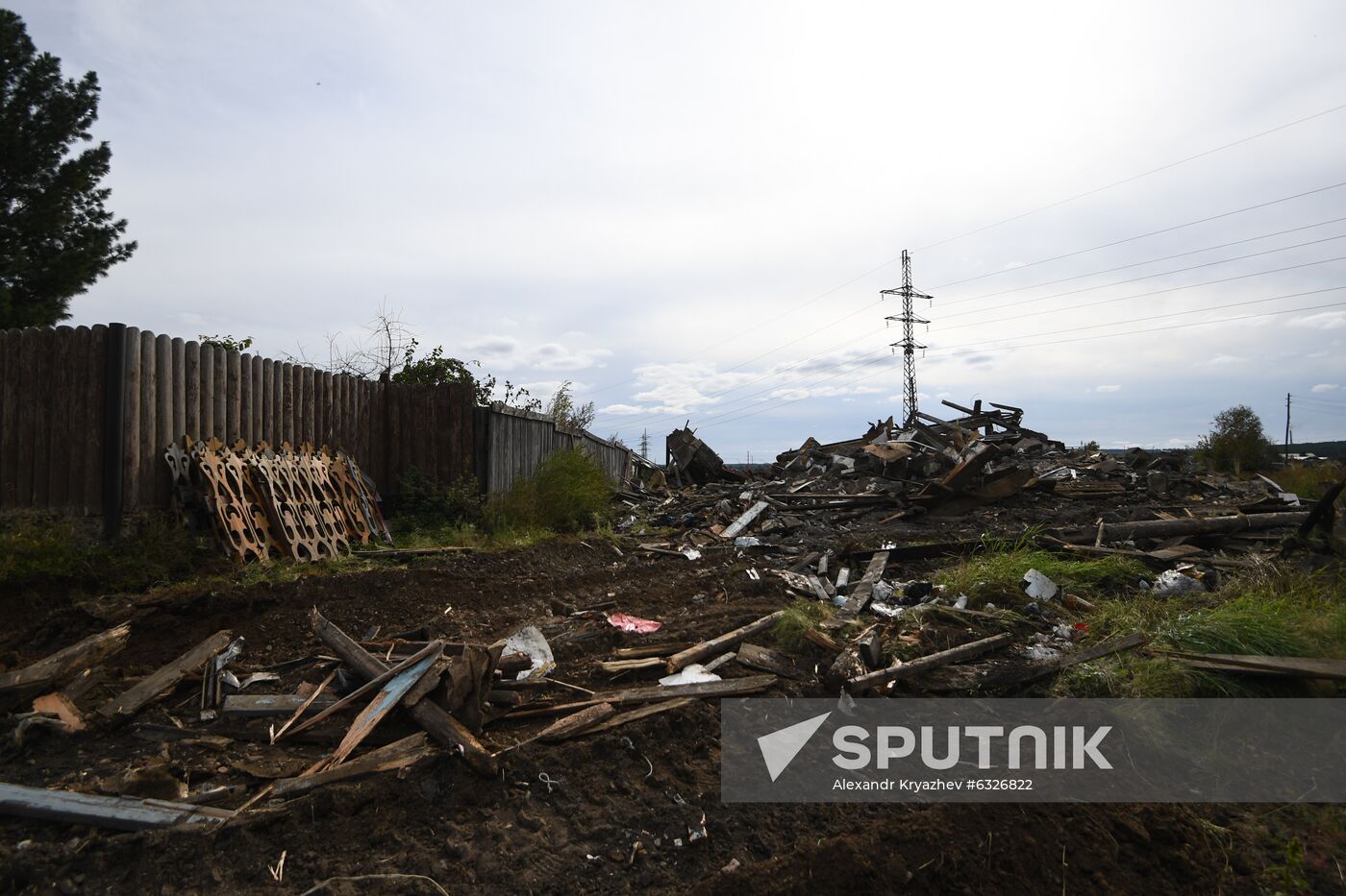 Russia Siberia Floods Restoring