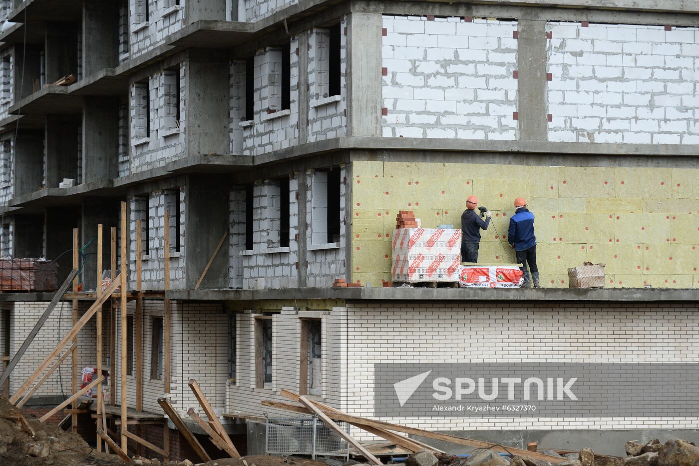 Russia Siberia Floods Restoring
