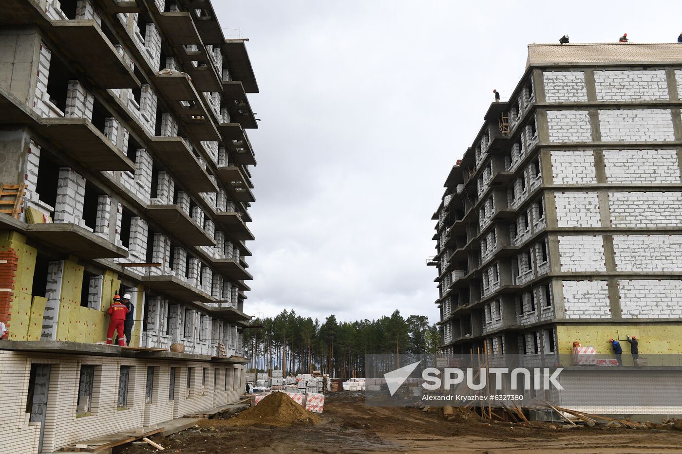 Russia Siberia Floods Restoring