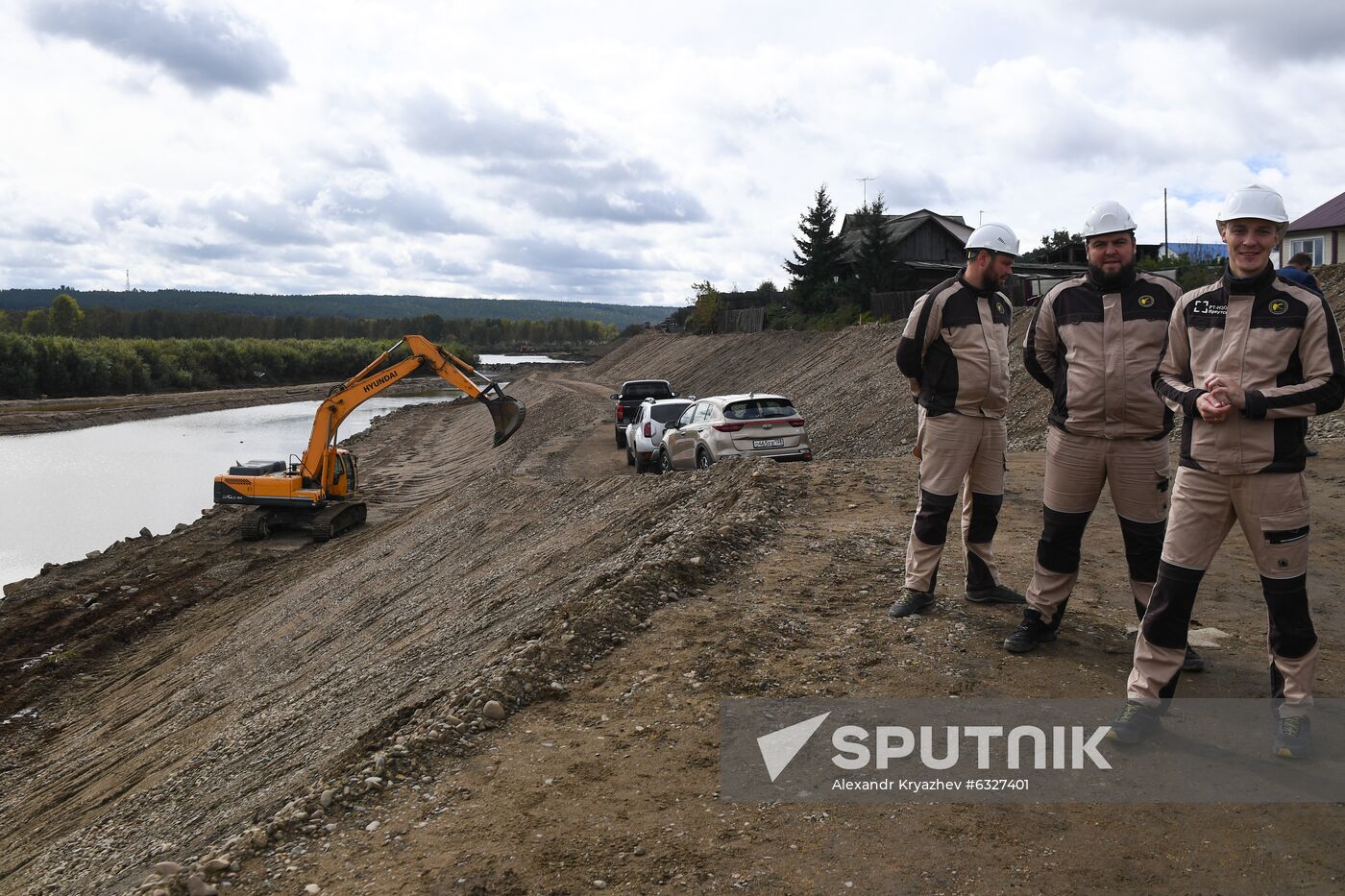 Russia Siberia Floods Restoring