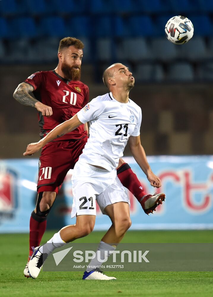 Armenia Soccer Nations League Armenia - Estonia