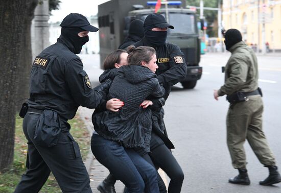 Belarus Presidential Election Protest