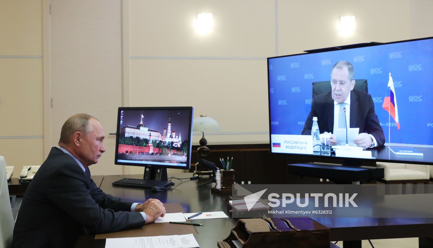 Russia Putin SCO Foreign Ministers
