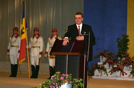 President of Moldova Petru Lucinschi