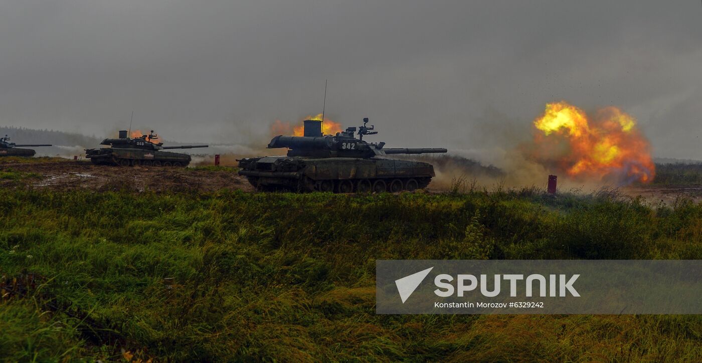 Russia Tank Troops Drills
