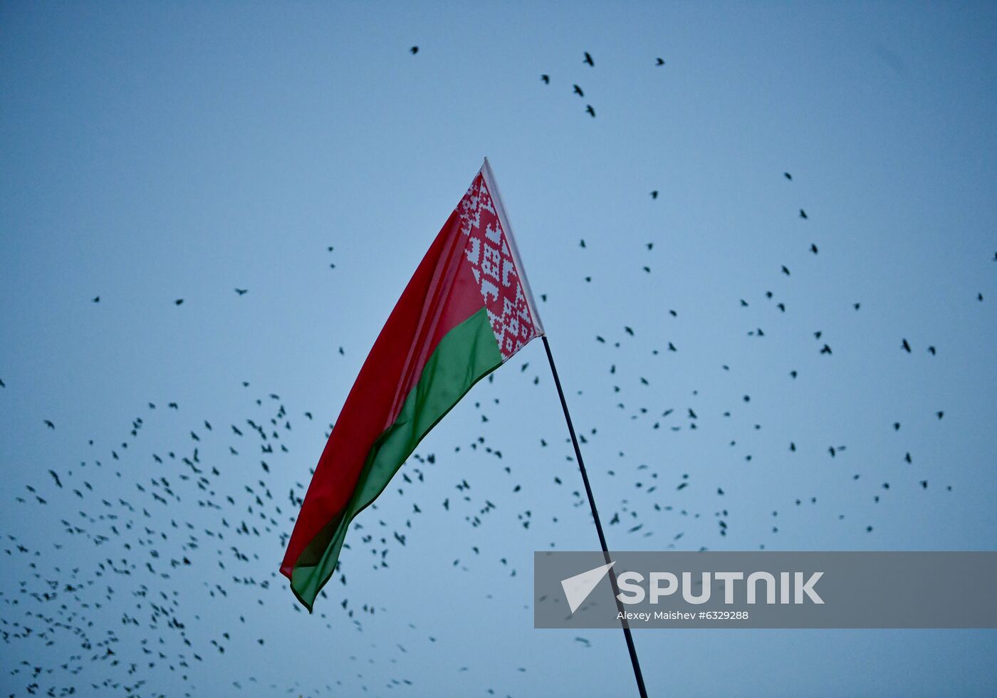 Belarus Lukashenko Supporters Rally