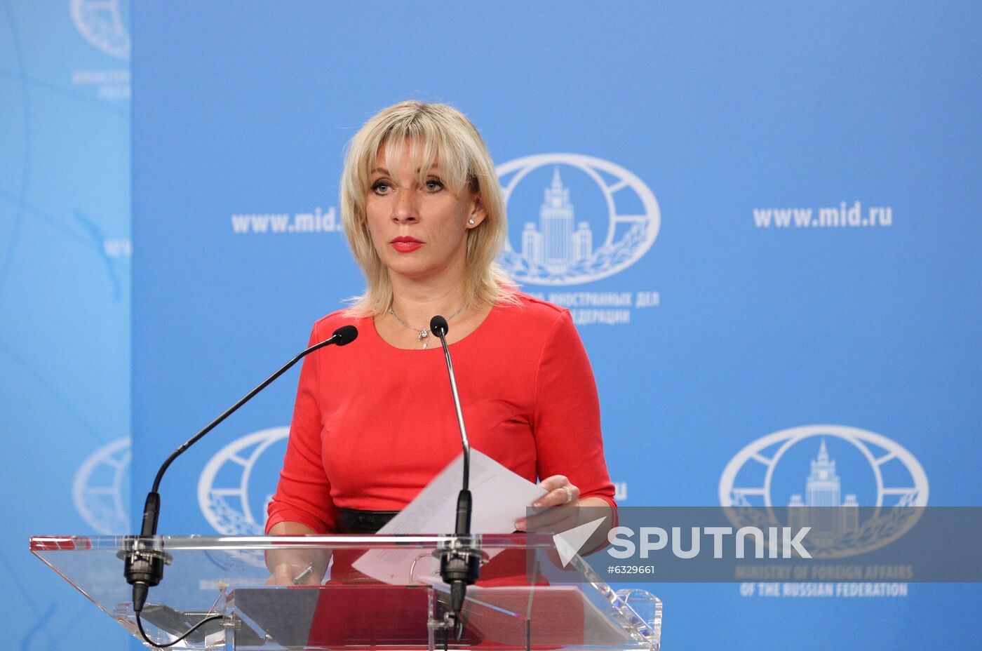 Russia Zakharova Briefing