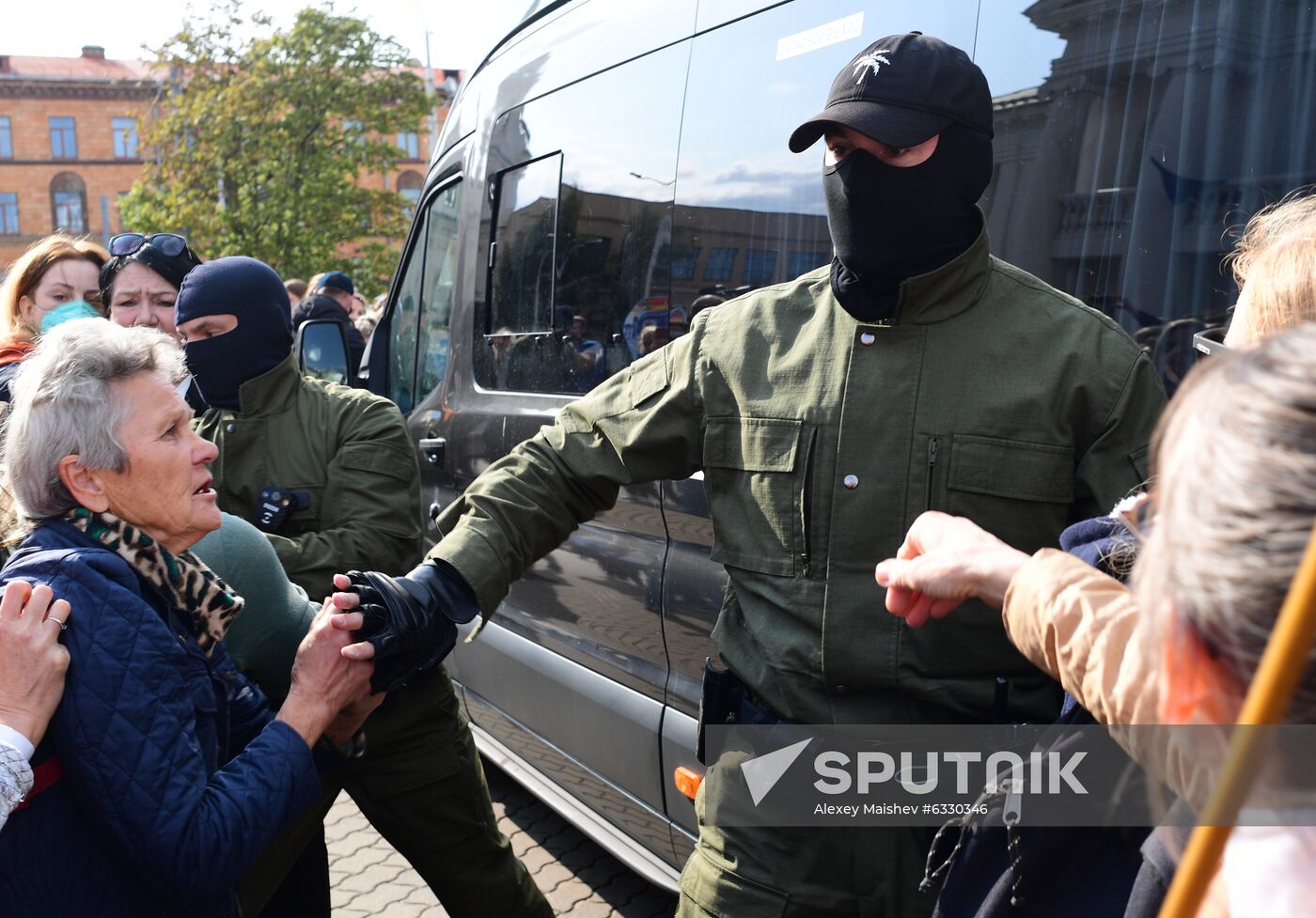 Belarus Maria Kolesnikova Supporters Rally