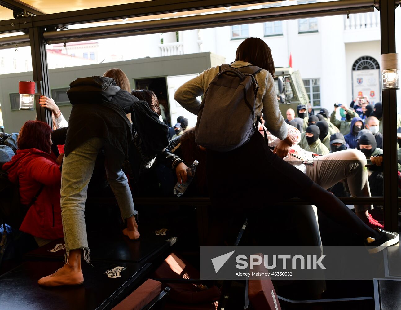 Belarus Maria Kolesnikova Supporters Rally