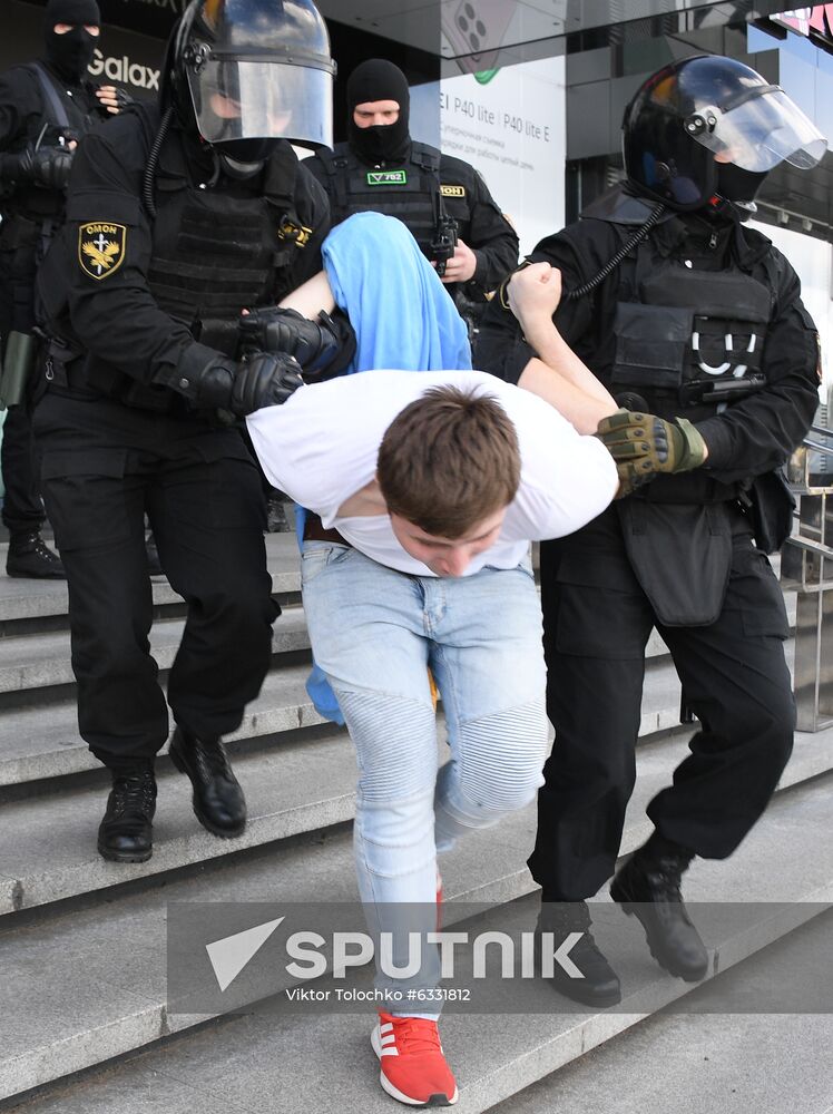 Belarus Presidential Election Protest