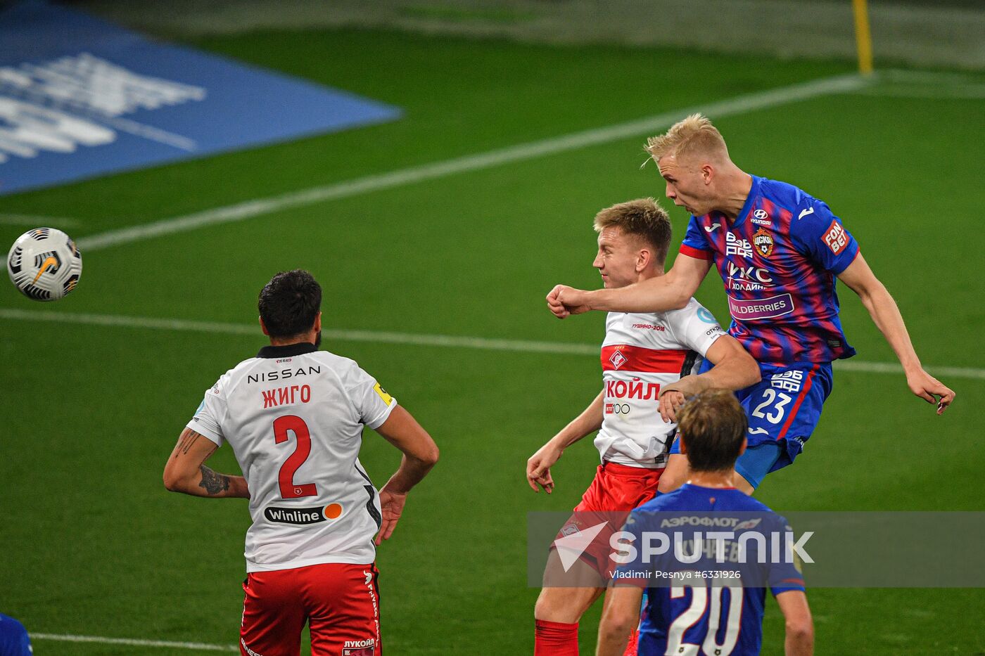 Russia Soccer Premier-League CSKA - Spartak