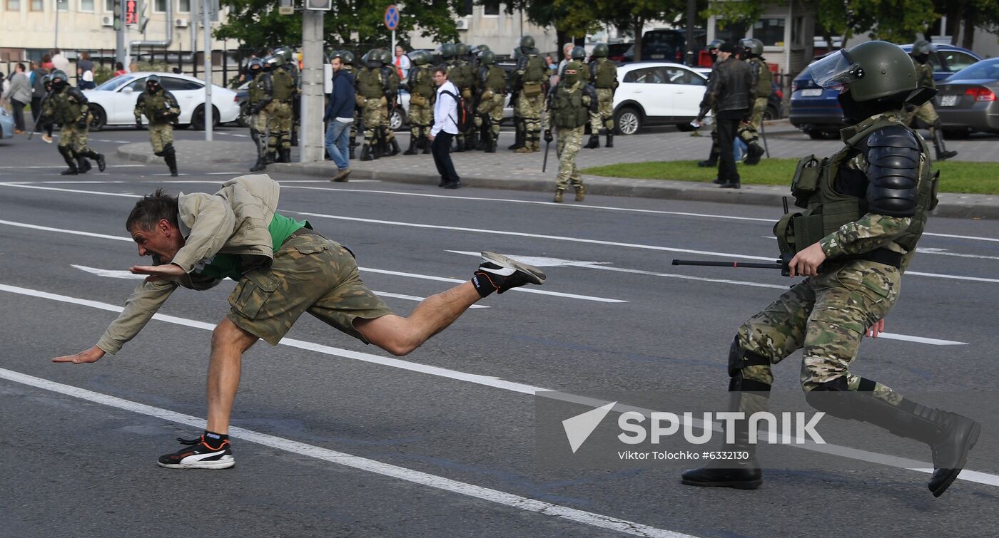 Belarus Presidential Election Protest