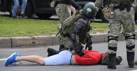 Belarus Presidential Election Protest