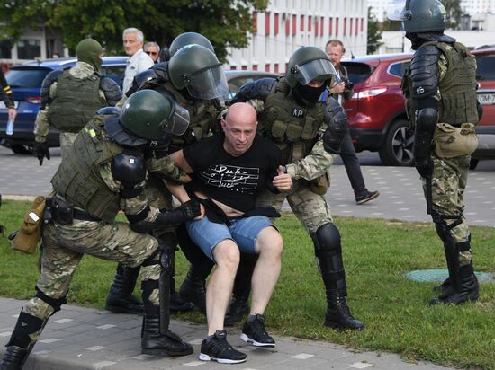 Belarus Presidential Election Protest