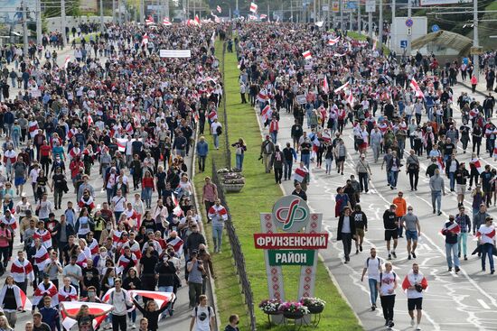 Belarus Presidential Election Protest