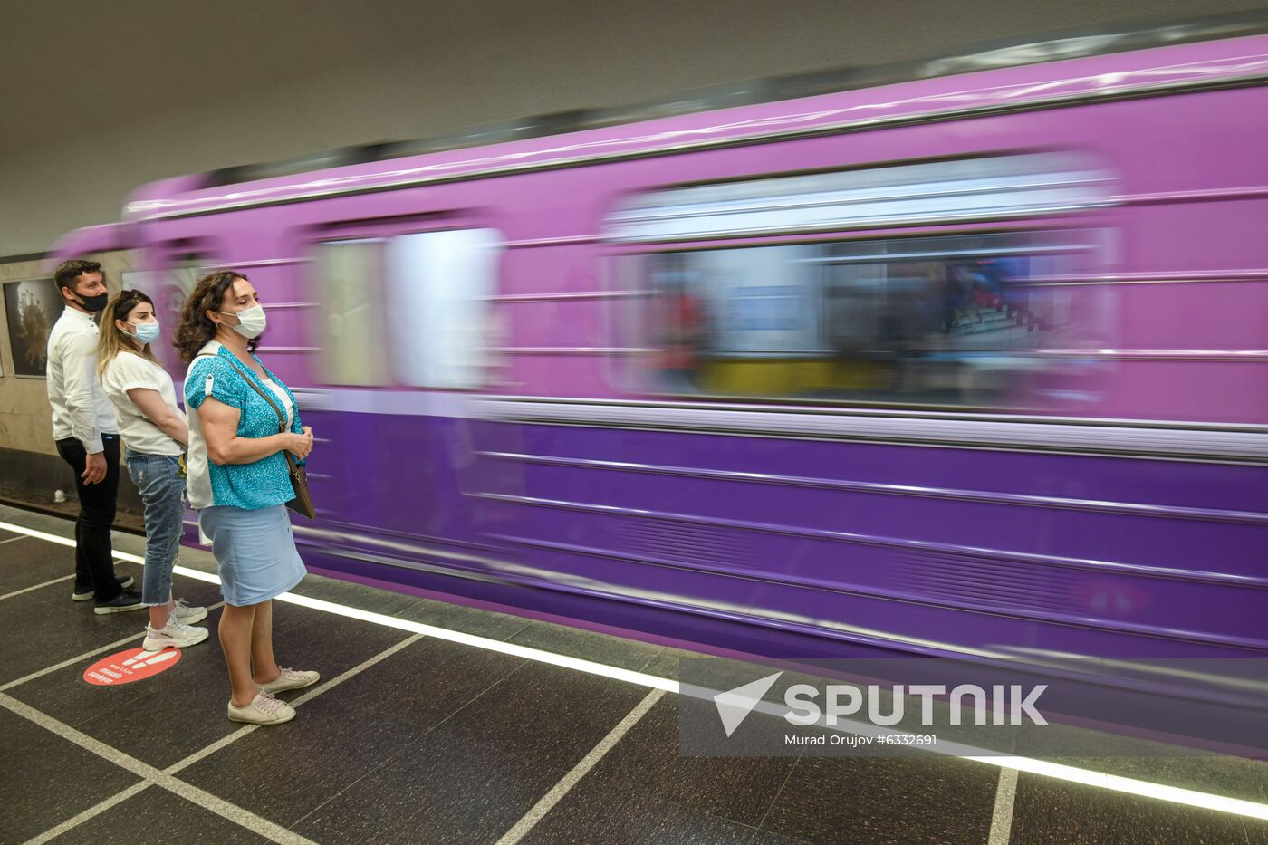Azerbaijan Coronavirus Subway Reopening