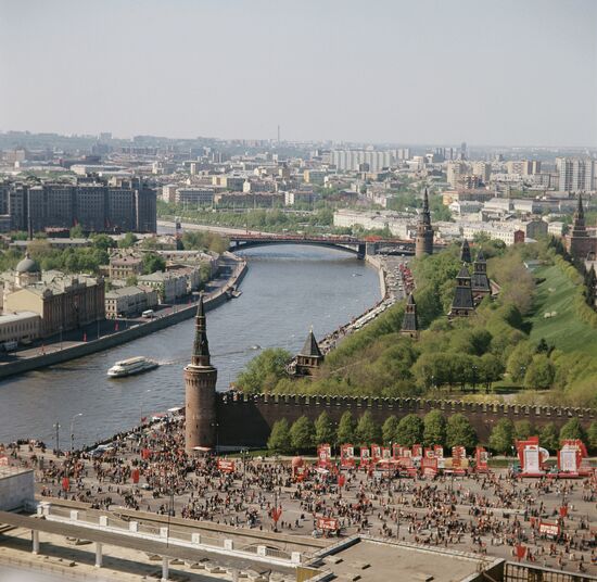May 1 celebrations in Moscow